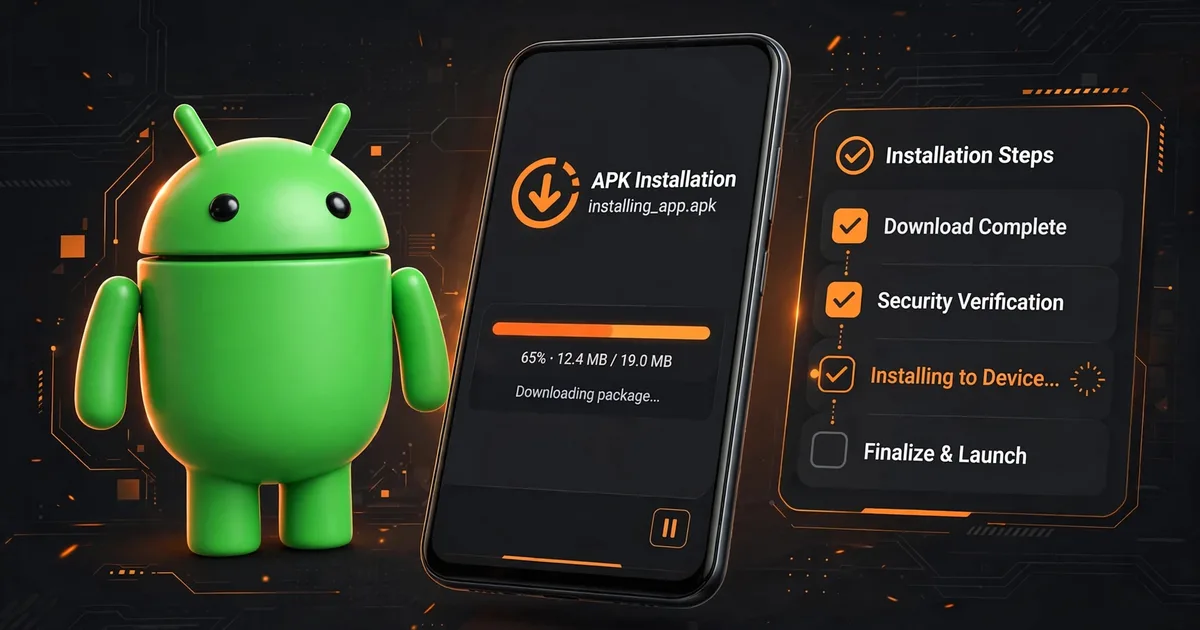 Installing Macro Space APK on Android 14 phone with install prompt